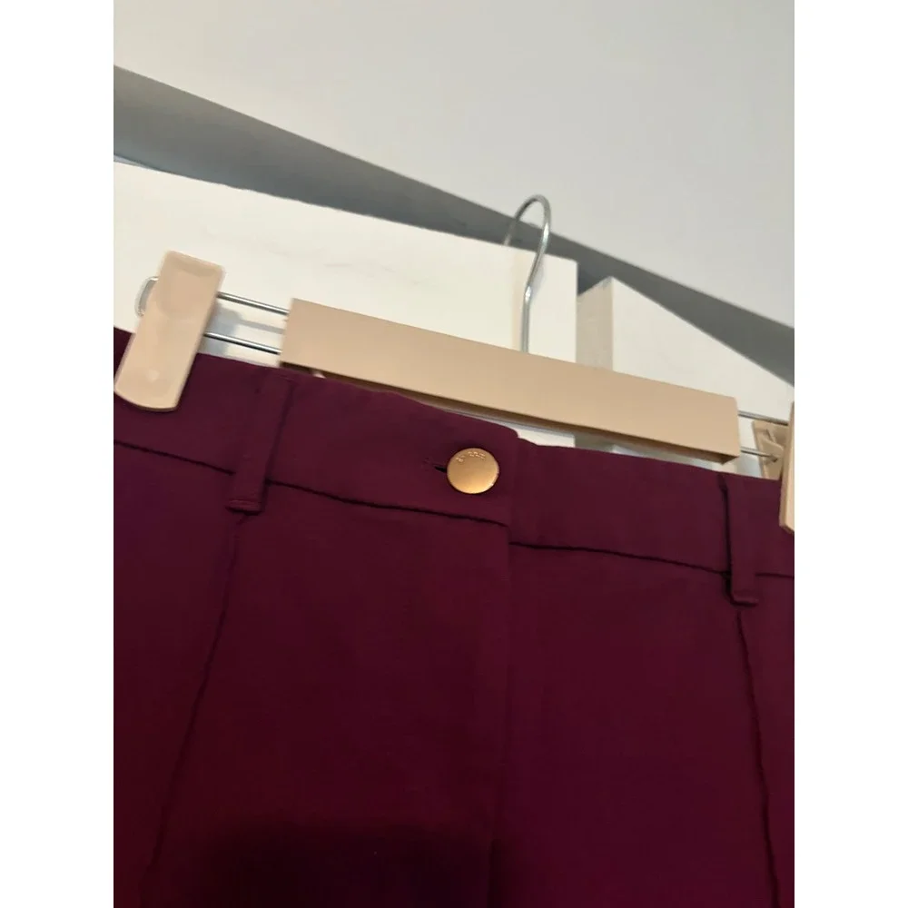 Chico's So Slimming Burgundy Pants‎ Size 0.5/6/S Regular